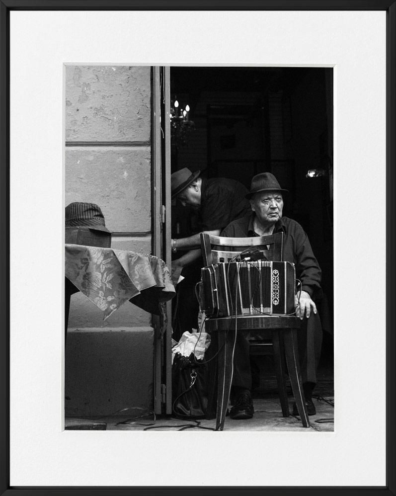 Ivailo Stanev-Álvarez-Tango-Caminito, Buenos Aires-40x50 cm With Custom Black Aluminium Frame-open editions-Monochrome Hub-Gallery for Fine Art Photography