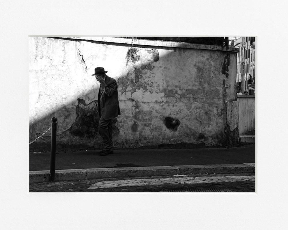 Ivailo Stanev-Álvarez-Rome, Italy-40x50 cm With White Passe-Partout-open editions-Monochrome Hub-Gallery for Fine Art Photography