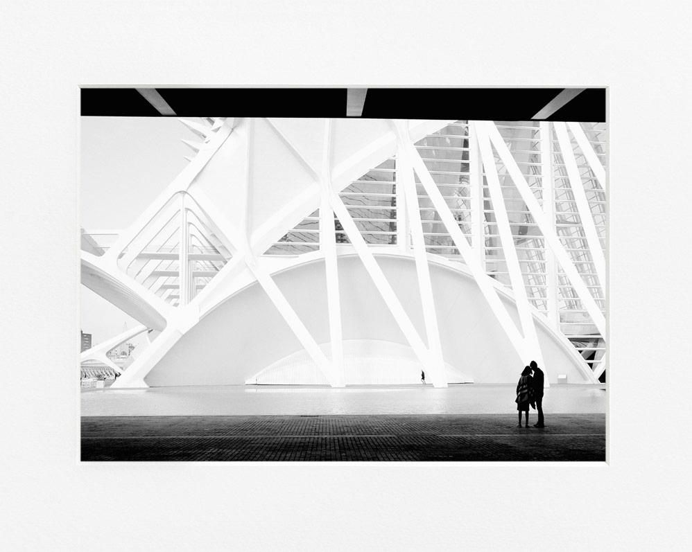 Ivailo Stanev-Álvarez-Urban Graphics, Valencia-40x50 cm With White Passe-Partout-open editions-Monochrome Hub-Gallery for Fine Art Photography