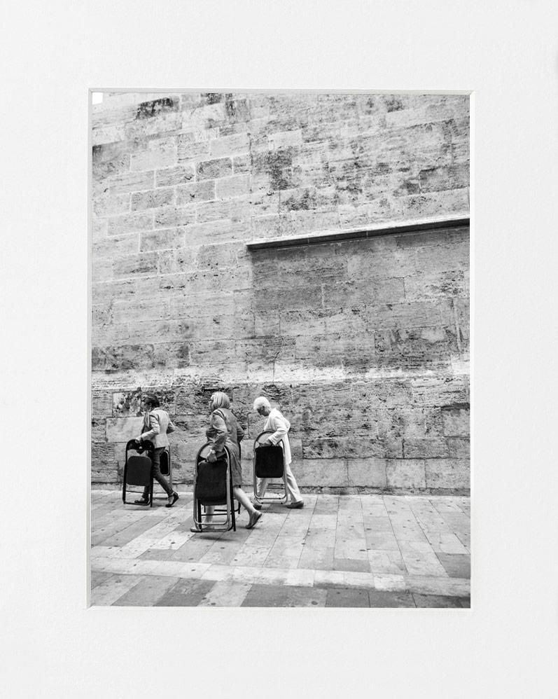 Ivailo Stanev-Álvarez-Street of Valencia-2-40x50 cm With White Passe-Partout-open editions-Monochrome Hub-Gallery for Fine Art Photography