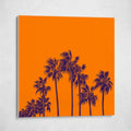 Monochrome Hub-Orange Summer-100x100 cm-canvas-Monochrome Hub-Gallery for Fine Art Photography