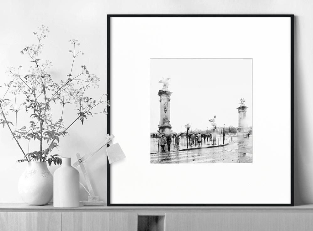 Ivailo Stanev-Álvarez-In the rain-Paris-I-80x80 cm-limited editions-Monochrome Hub-Gallery for Fine Art Photography