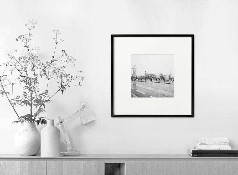 Ivailo Stanev-Álvarez-In the rain-Paris-II-40x40 cm-limited editions-Monochrome Hub-Gallery for Fine Art Photography