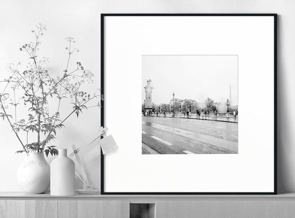 Ivailo Stanev-Álvarez-In the rain-Paris-II-80x80 cm-limited editions-Monochrome Hub-Gallery for Fine Art Photography