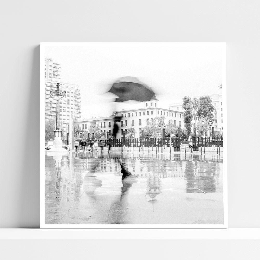 Ivailo Stanev-Álvarez-In the rain-Valencia-I--limited editions-Monochrome Hub-Gallery for Fine Art Photography