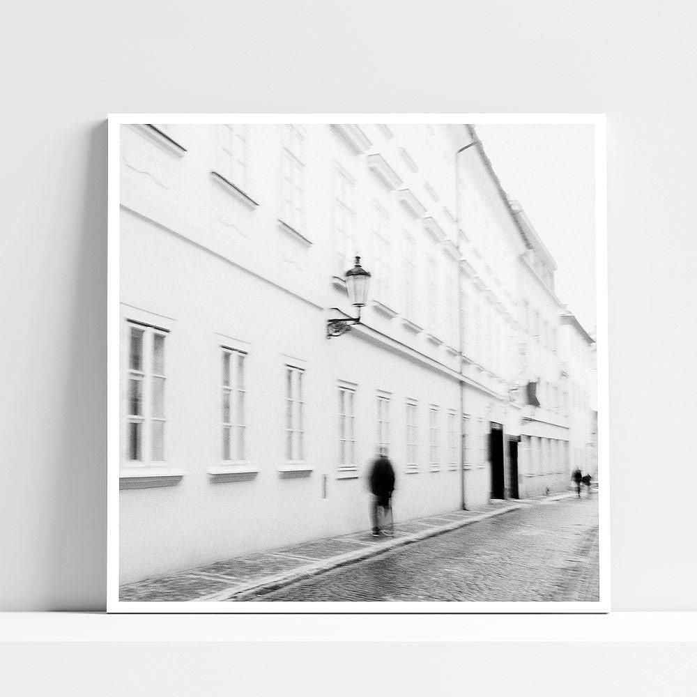 Ivailo Stanev-Álvarez-In the rain-Prague-II--limited editions-Monochrome Hub-Gallery for Fine Art Photography