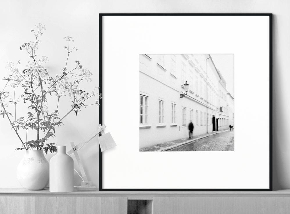 Ivailo Stanev-Álvarez-In the rain-Prague-II-80x80 cm-limited editions-Monochrome Hub-Gallery for Fine Art Photography
