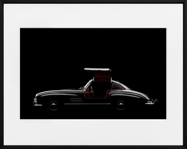 Ivo Ivanov-MERCEDES BENZ 300SL-SIDE--limited editions-Monochrome Hub-Gallery for Fine Art Photography