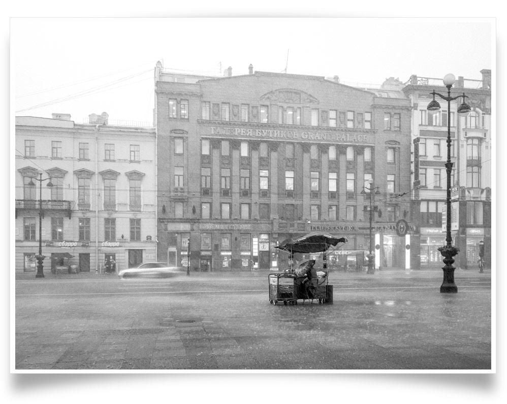 Ivailo Stanev-Álvarez-Rainy Afternoon, St. Petersburg--limited editions-Monochrome Hub-Gallery for Fine Art Photography