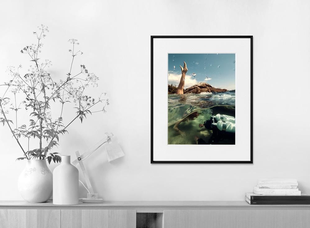 Ivailo Stanev-Álvarez-UNDERWATER, GREECE-40x50 cm-limited editions-Monochrome Hub-Gallery for Fine Art Photography