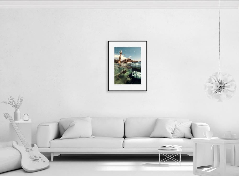 Ivailo Stanev-Álvarez-UNDERWATER, GREECE-50x70 cm-limited editions-Monochrome Hub-Gallery for Fine Art Photography