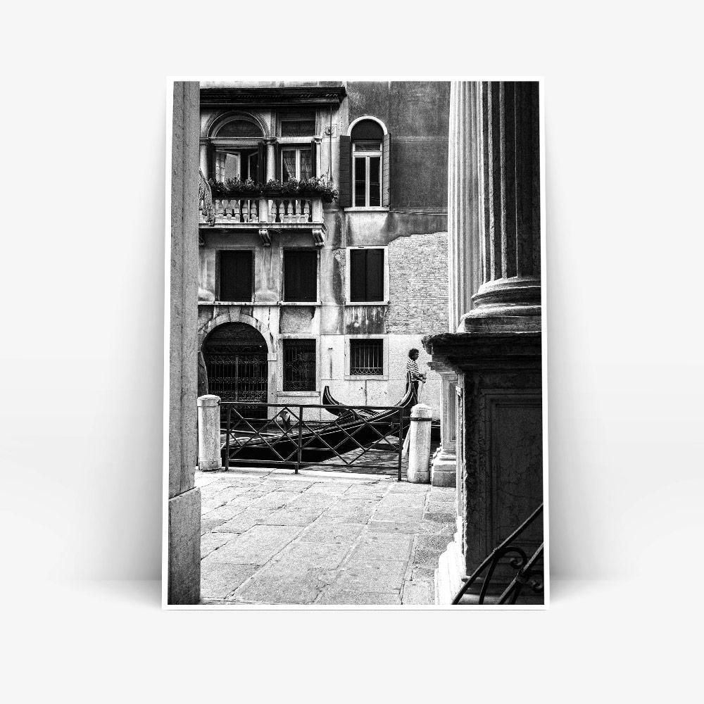 Monochrome Hub-STREETS OF VENICE--posters-Monochrome Hub-Gallery for Fine Art Photography