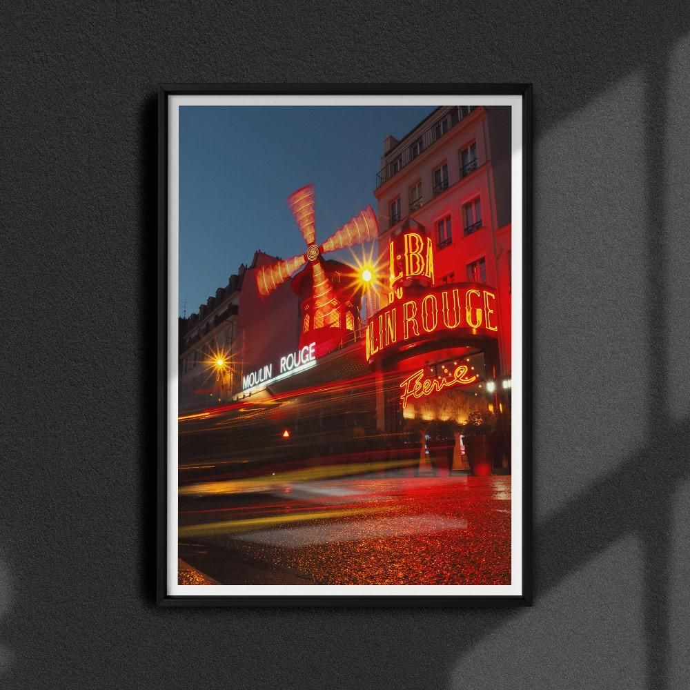 Monochrome Hub-THE RED PARIS--posters-Monochrome Hub-Gallery for Fine Art Photography