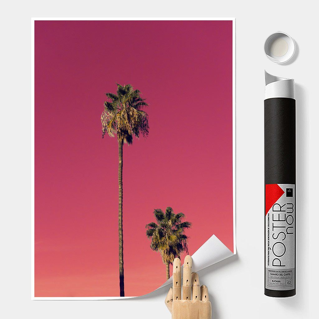 Monochrome Hub-RED PALMS-I-30x40 cm-posters-Monochrome Hub-Gallery for Fine Art Photography