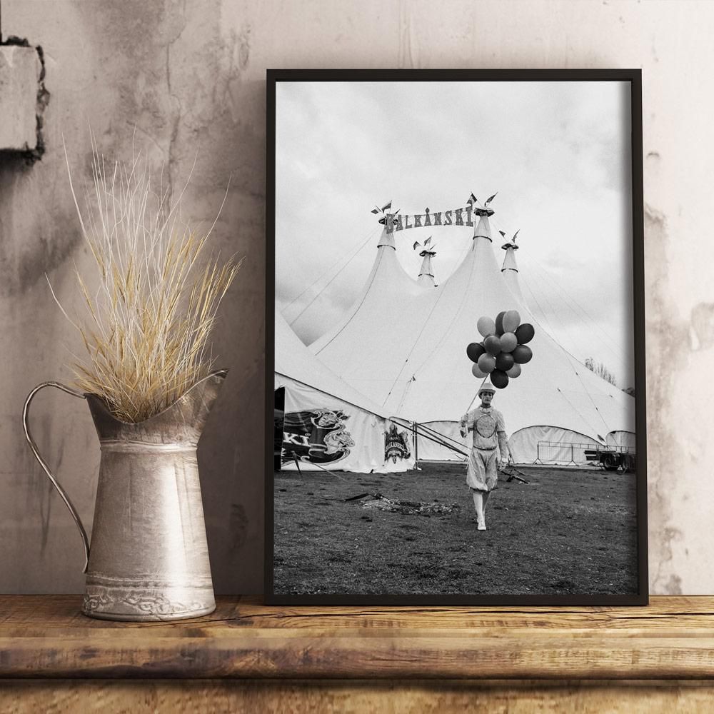 Monochrome Hub-THE CLOWN--posters-Monochrome Hub-Gallery for Fine Art Photography