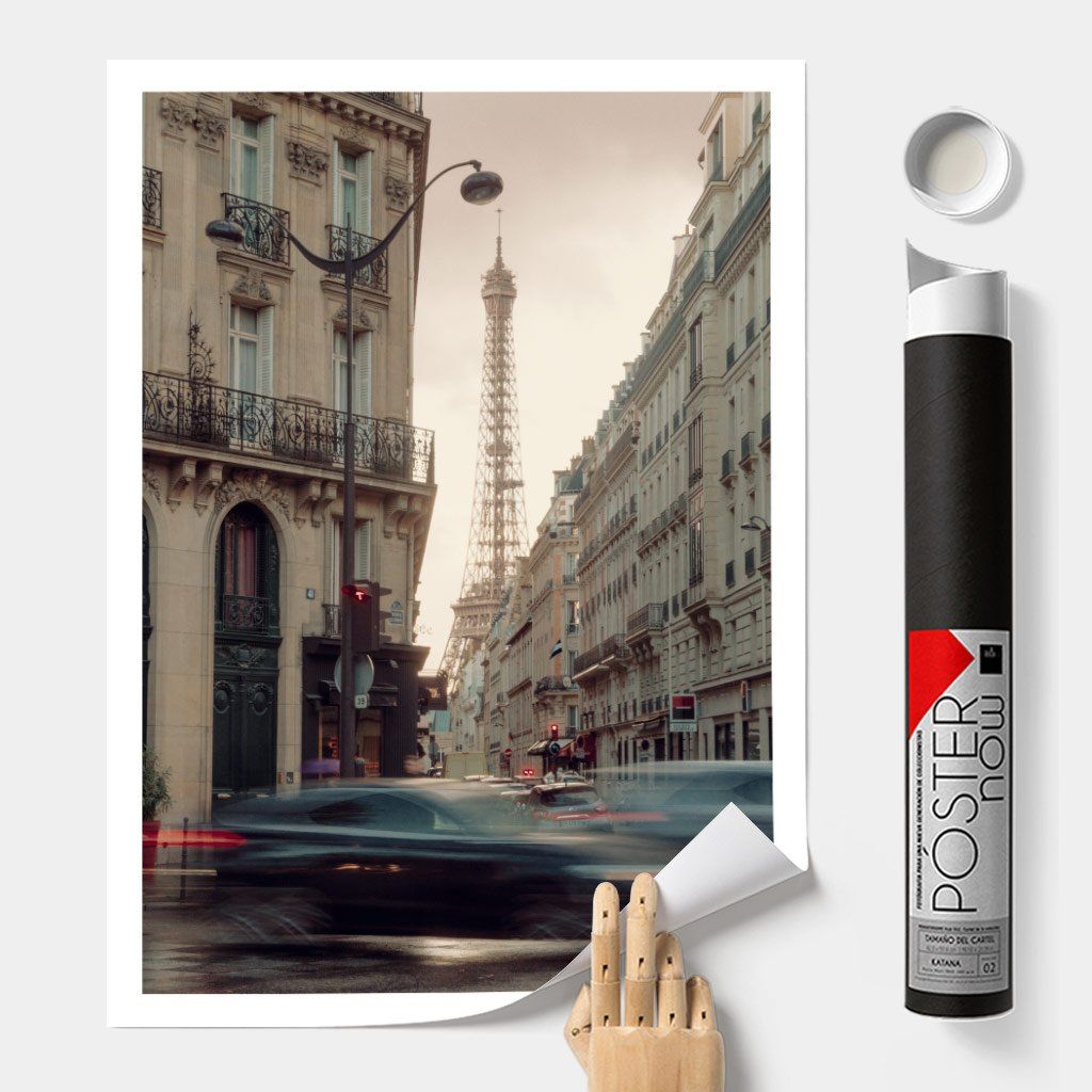 Monochrome Hub-PARIS IN MOTION-30x40 cm-posters-Monochrome Hub-Gallery for Fine Art Photography