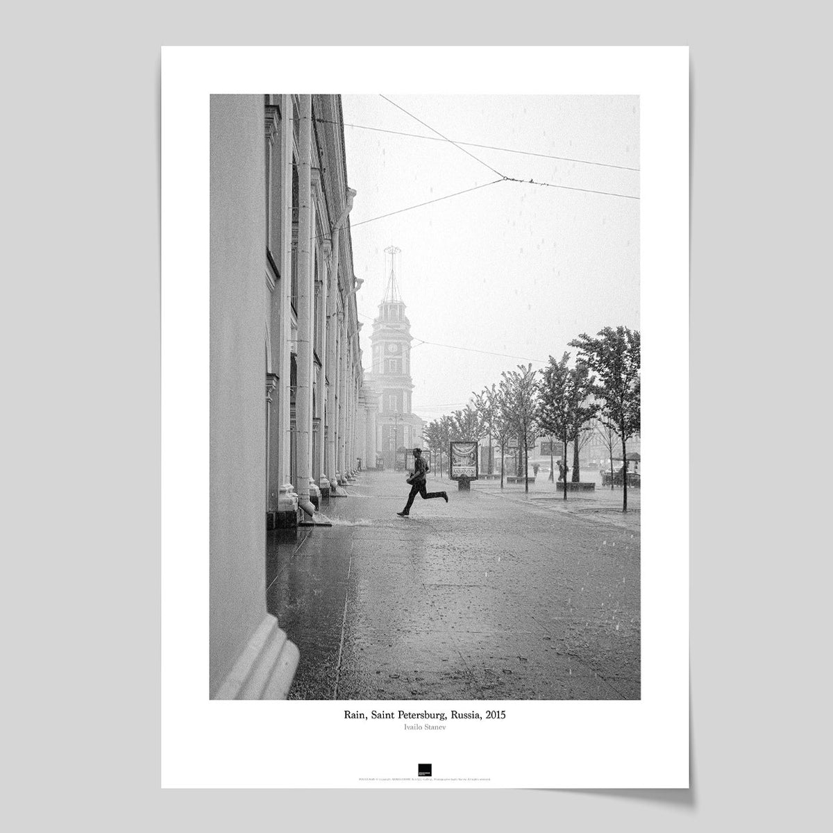Poster Rain – St. Petersburg