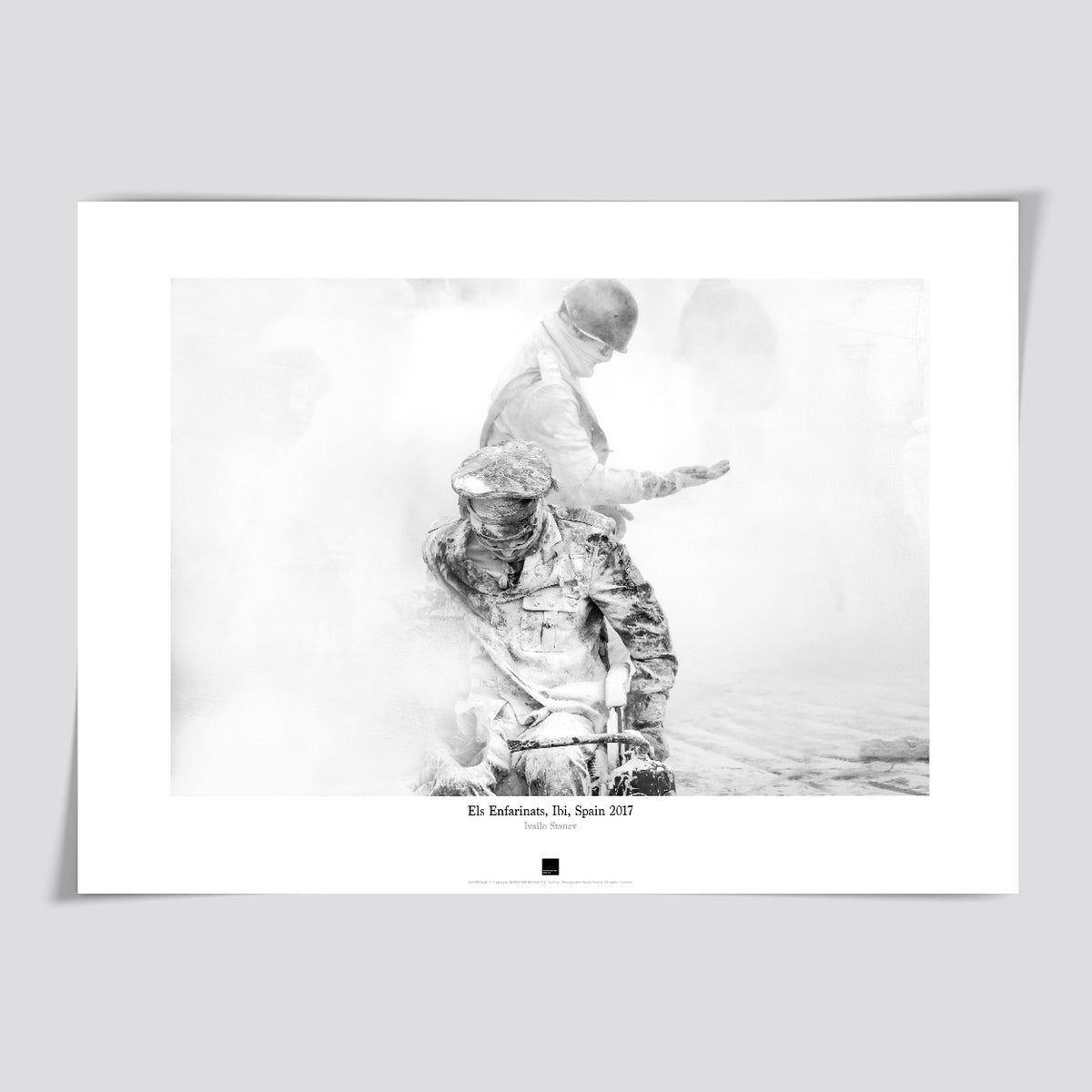 Poster Els Enfarinats, Ibi, Spain, 2017