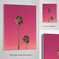Monochrome Hub-Red palms--canvas-Monochrome Hub-Gallery for Fine Art Photography