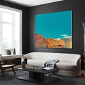 Monochrome Hub-ST. TROPEZ-SUMMER-100x100 cm-canvas-Monochrome Hub-Gallery for Fine Art Photography