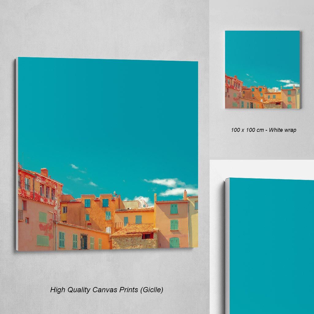 Monochrome Hub-ST. TROPEZ-SUMMER--canvas-Monochrome Hub-Gallery for Fine Art Photography