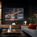 Monochrome Hub-CENTRE POMPIDOU, PARIS-100x130 cm-canvas-Monochrome Hub-Gallery for Fine Art Photography