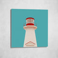 Monochrome Hub-LIGHTHOUSE-WHITE-100x100 cm-canvas-Monochrome Hub-Gallery for Fine Art Photography