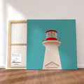 Monochrome Hub-LIGHTHOUSE-WHITE--canvas-Monochrome Hub-Gallery for Fine Art Photography