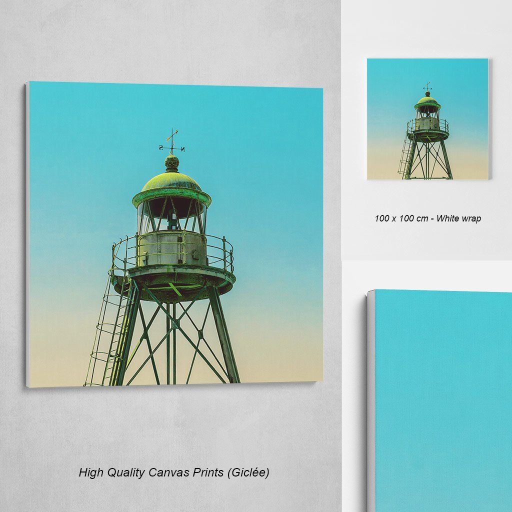 Monochrome Hub-Lighthouse-Green--canvas-Monochrome Hub-Gallery for Fine Art Photography