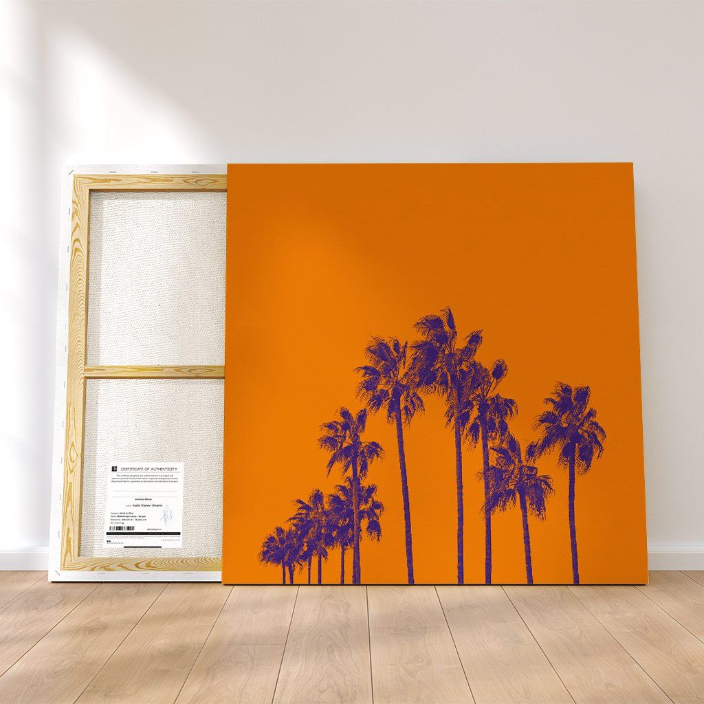 Monochrome Hub-Orange Summer--canvas-Monochrome Hub-Gallery for Fine Art Photography