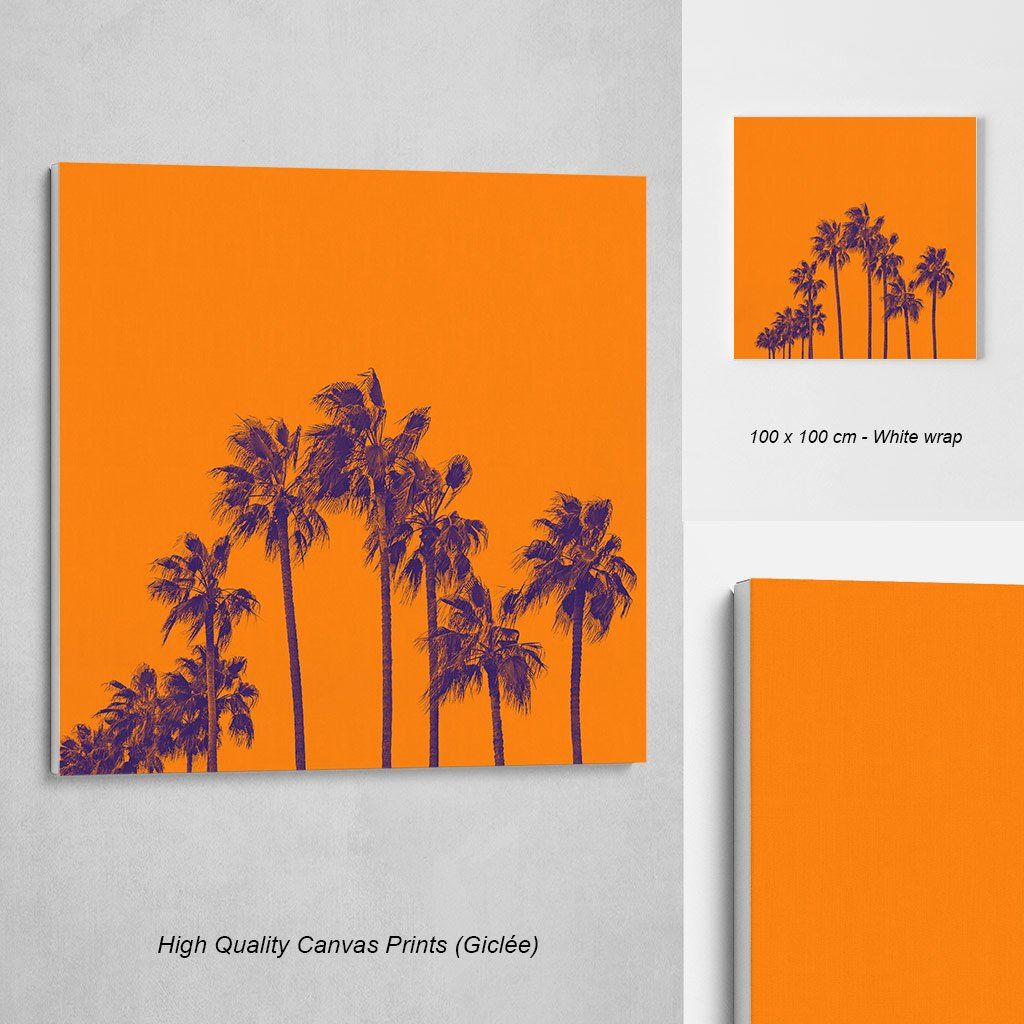 Monochrome Hub-Orange Summer--canvas-Monochrome Hub-Gallery for Fine Art Photography