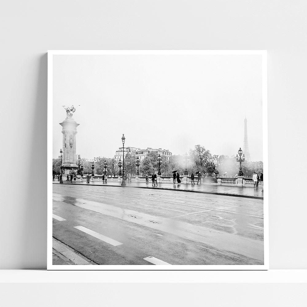 Ivailo Stanev-Álvarez-In the rain-Paris-II--limited editions-Monochrome Hub-Gallery for Fine Art Photography