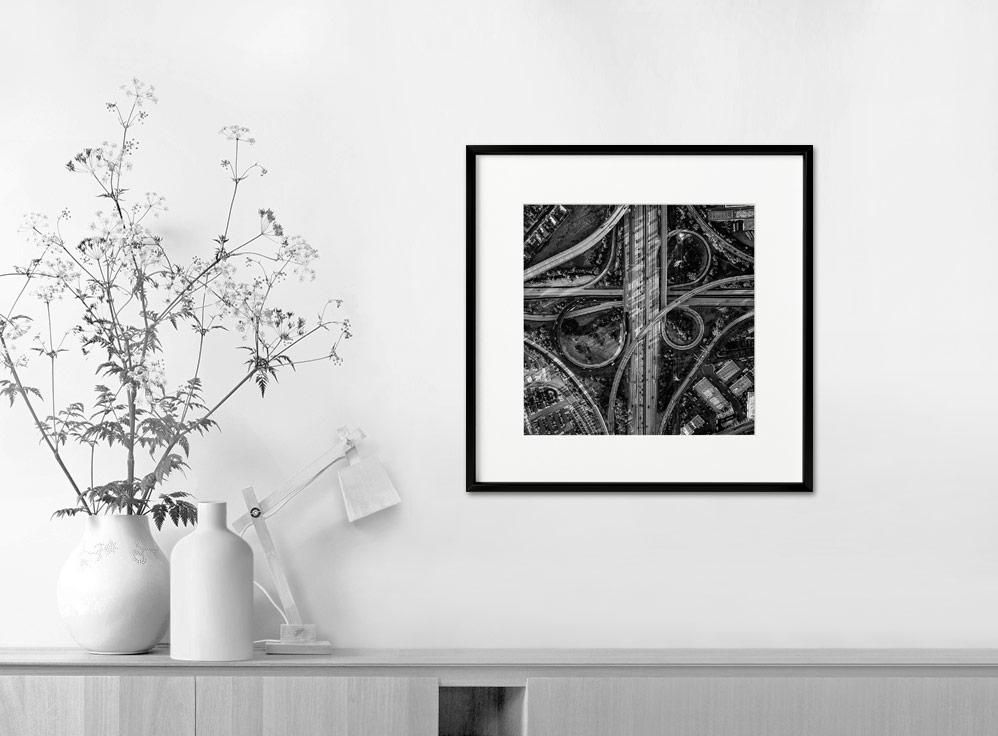 Mitch Rouse-LA Interchange-3-32x32 cm-limited editions-Monochrome Hub-Gallery for Fine Art Photography