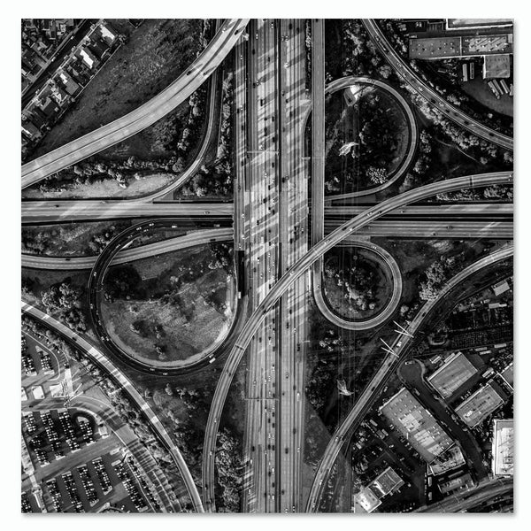 Mitch Rouse-LA Interchange-3--limited editions-Monochrome Hub-Gallery for Fine Art Photography