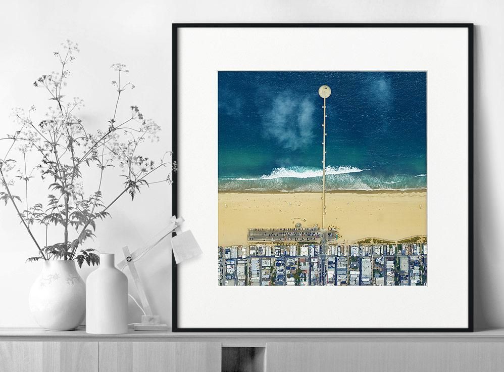 Mitch Rouse-California Pier-3-50x50 cm-limited editions-Monochrome Hub-Gallery for Fine Art Photography