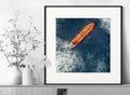 Mitch Rouse-Orange Tanker-50x50 cm-limited editions-Monochrome Hub-Gallery for Fine Art Photography