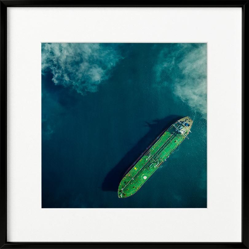 Mitch Rouse-Green Tanker--limited editions-Monochrome Hub-Gallery for Fine Art Photography