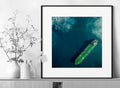 Mitch Rouse-Green Tanker-50x50 cm-limited editions-Monochrome Hub-Gallery for Fine Art Photography