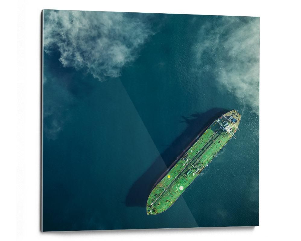 Mitch Rouse-Green Tanker--limited editions-Monochrome Hub-Gallery for Fine Art Photography