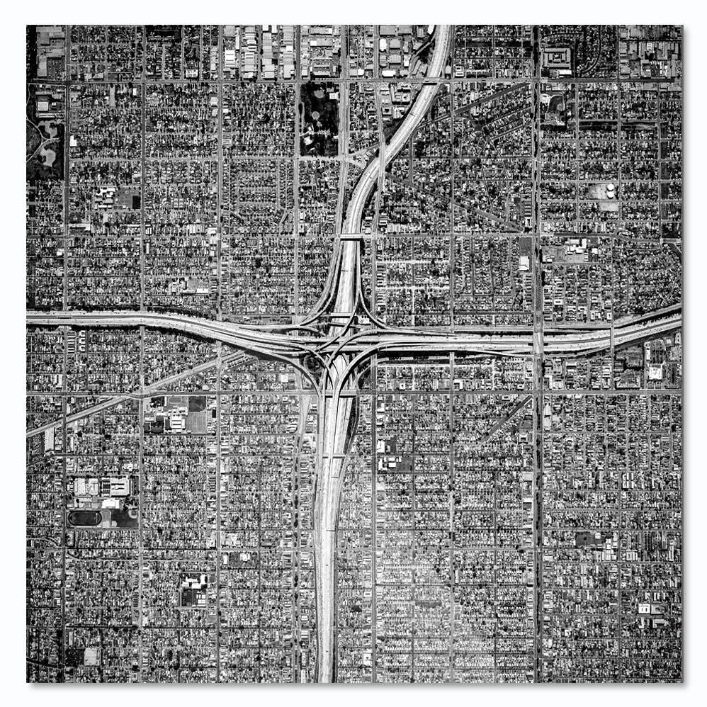 Mitch Rouse-LA Interchange 4--limited editions-Monochrome Hub-Gallery for Fine Art Photography