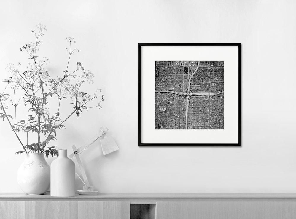 Mitch Rouse-LA Interchange 4-32x32 cm-limited editions-Monochrome Hub-Gallery for Fine Art Photography