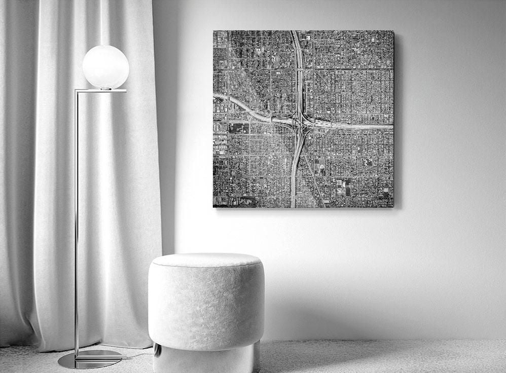 Mitch Rouse-LA Interchange 4-70x70 cm-limited editions-Monochrome Hub-Gallery for Fine Art Photography