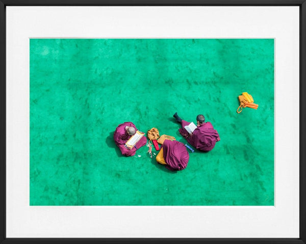 Shinya Itahana-Tibetan Buddhist Nuns--limited editions-Monochrome Hub-Gallery for Fine Art Photography