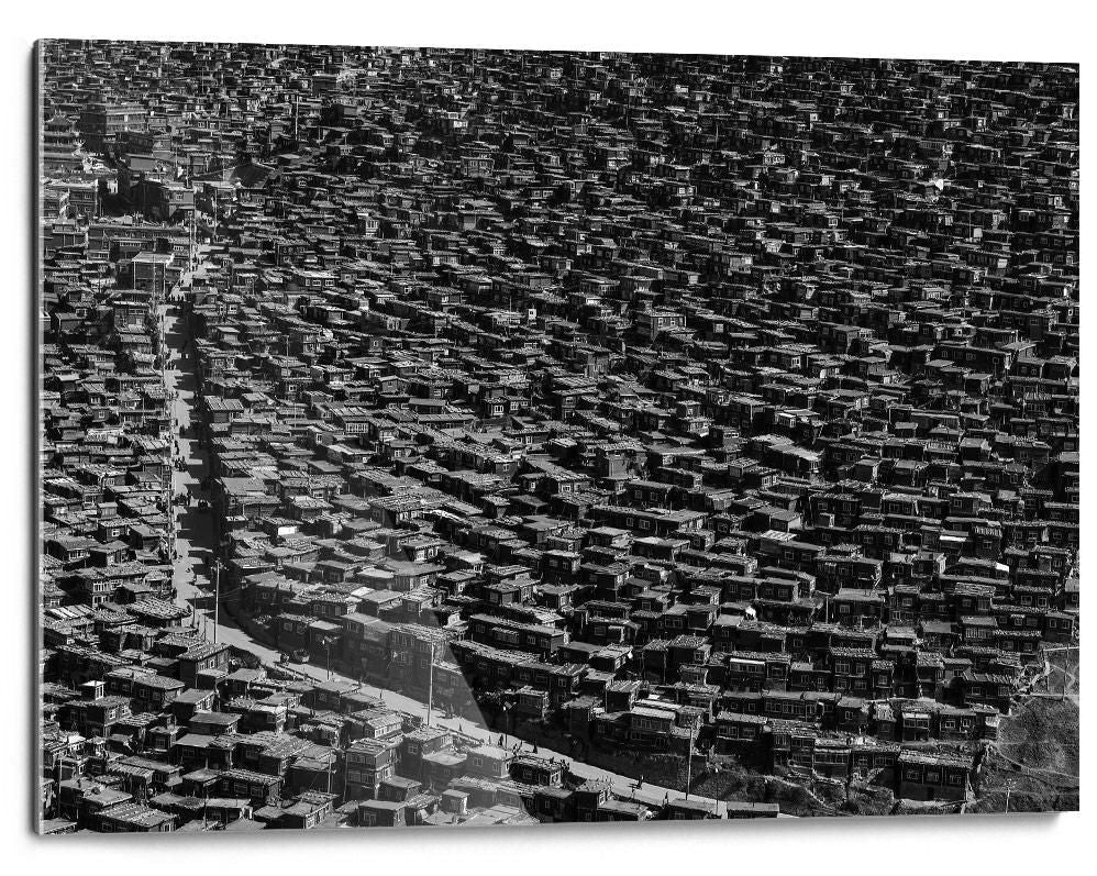 Shinya Itahana-Little Houses Of Tibetan Buddhist Nuns--limited editions-Monochrome Hub-Gallery for Fine Art Photography