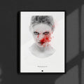 Monochrome Hub-RED-PORTRAIT-I--posters-Monochrome Hub-Gallery for Fine Art Photography