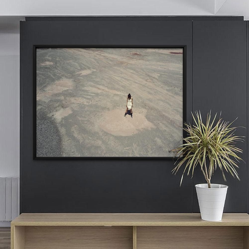Monochrome Hub-DESERT GIRL-40x60 cm-posters-Monochrome Hub-Gallery for Fine Art Photography