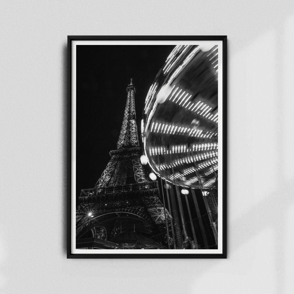 Monochrome Hub-CAROUSEL, PARIS-40x60 cm-posters-Monochrome Hub-Gallery for Fine Art Photography