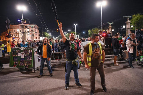 The night-Protests in Sofia #7