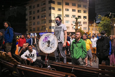 The night-Protests in Sofia #8