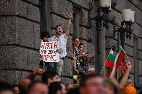 The night-Protests in Sofia #9